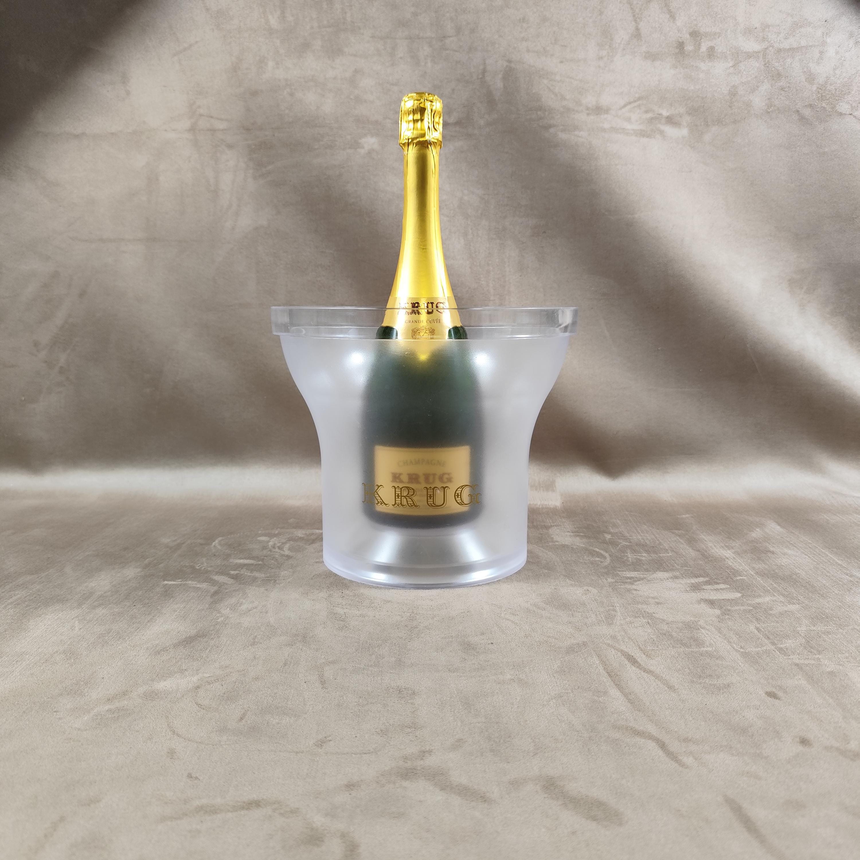 Seau à Champagne Ancien En étain Krug - Glacière Vintage Pour Bouteille