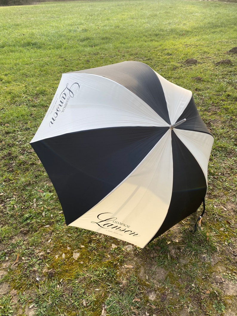 RARE Vintage Lanson Polyester Umbrella Made in France