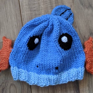 PDF pattern Mudkip hat knitting pattern image 2