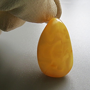 Delicate Amber Pendant. Genuine Baltic amber. AAA yellow amber. Amber pedant with silver chain. Stone pendant. Handmade amber jewelry. NEW.