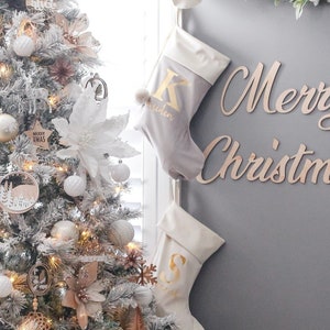Personalised Velvet Christmas Stockings