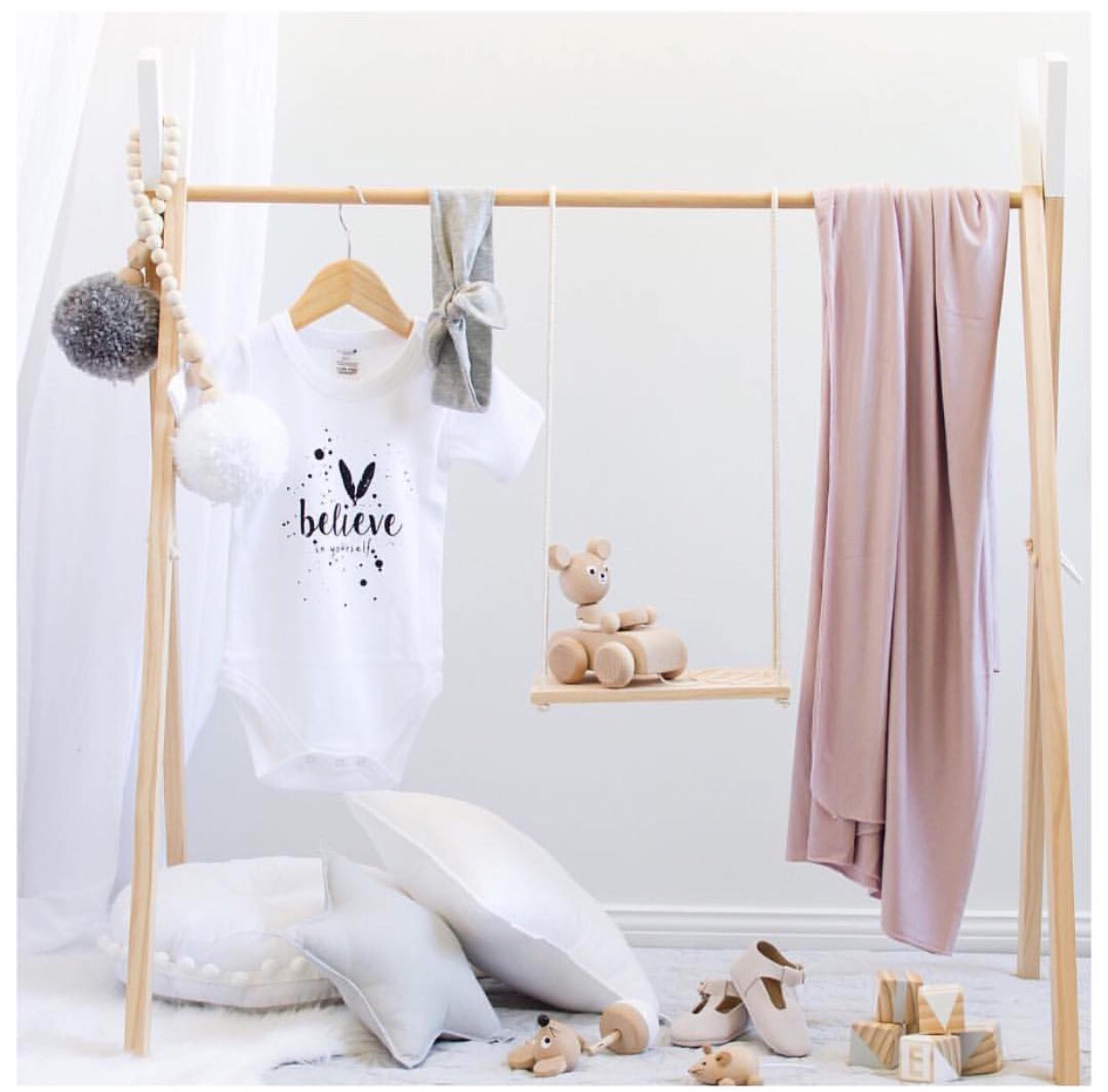 Clothing rack FOLD AWAY child size clothing rack nursery Etsy