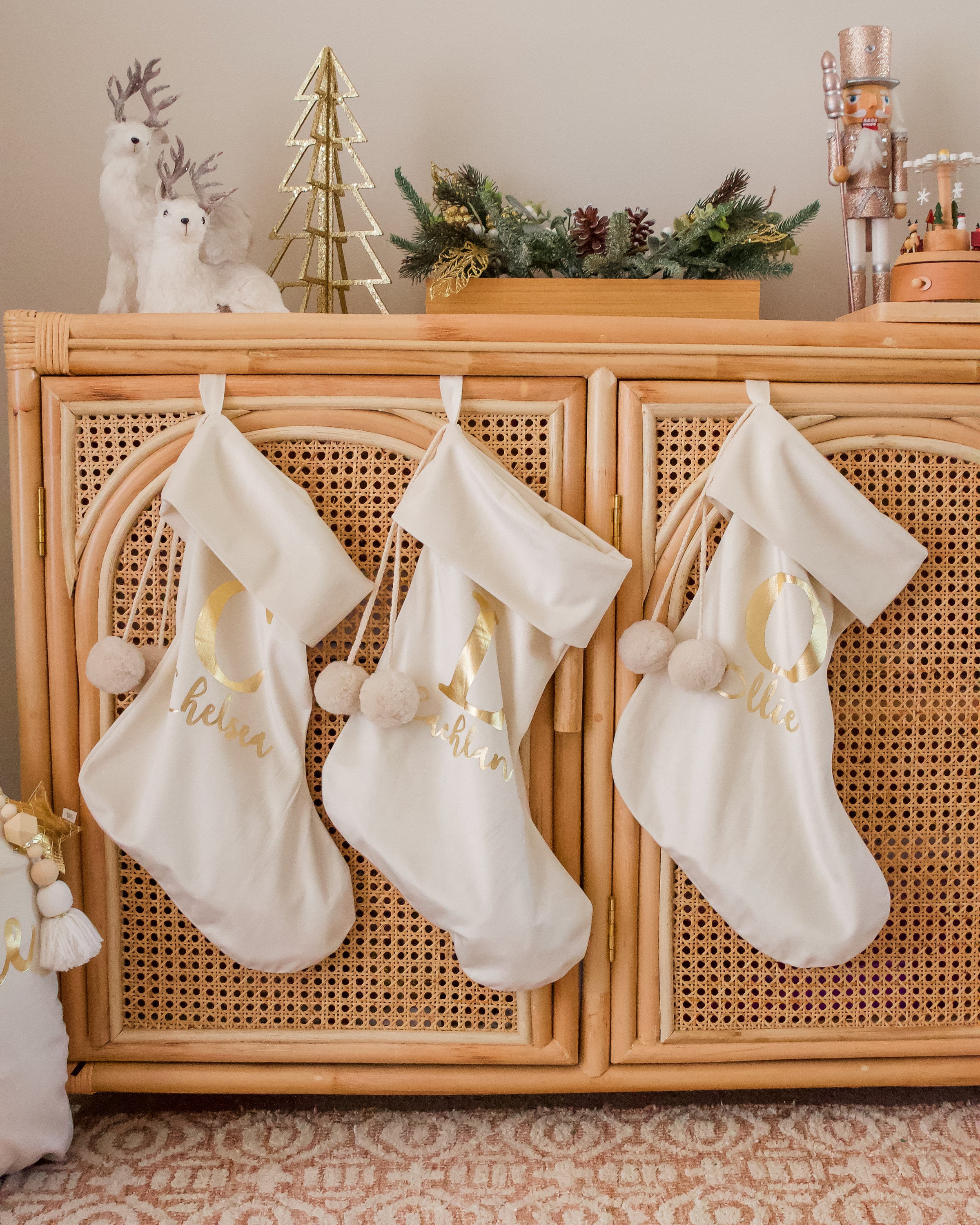 Personalised Velvet Christmas Stockings