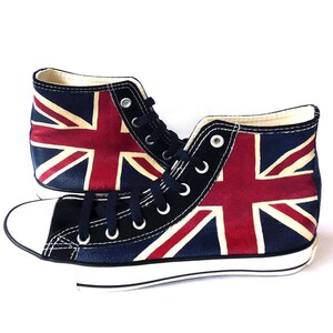 Union jack converse Etsy France