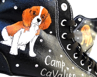 Cavalier shoes | Etsy Cavalier King Charles Spaniel Sneaker