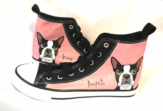boston terrier converse