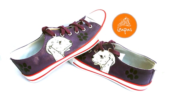 Hand painted personalised shoes by izapas on Etsy Hand painted personalised shoes by izapas on Etsy