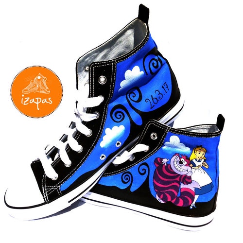 Personalized Cat Painted Sneakers Cat Canvas Shoes Custom Etsy UK