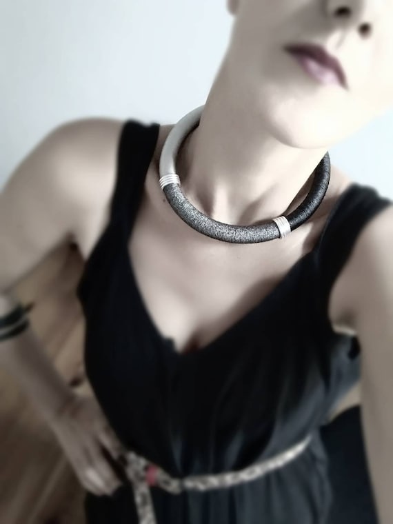 African coil necklace clearance