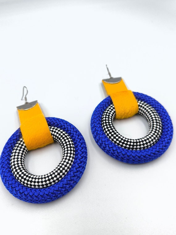 Handmade Peruvian Hoop Earrings: Bold Ethnic Statement Jewelry