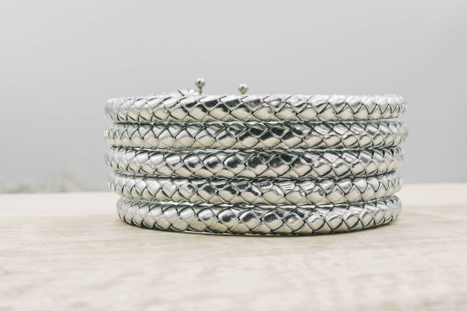 Silver Braided Ndebele Choker Coil Collar Tribal Necklace Etsy