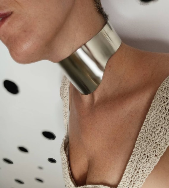 Metal neck choker deals