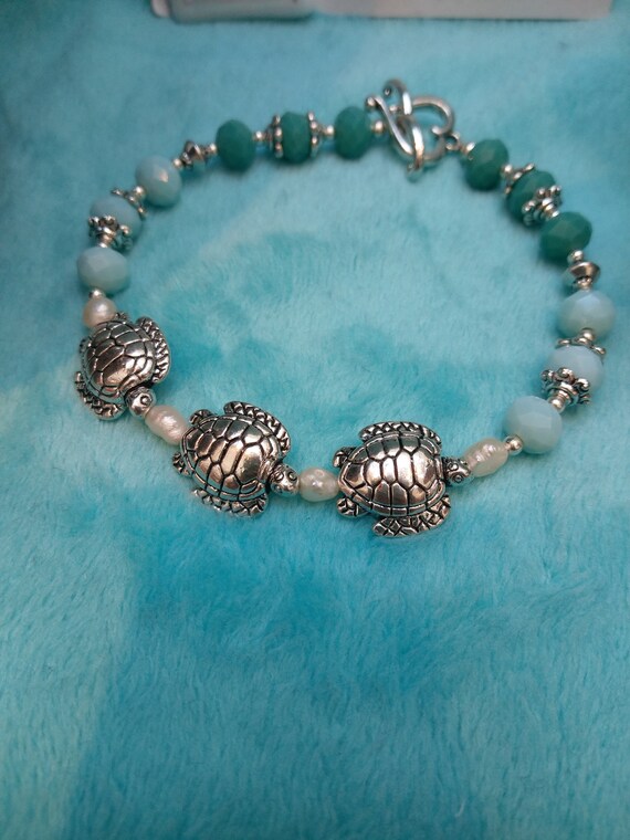 etsy turtle bracelet