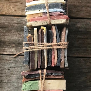 Soap end bundles / Palm Oil Free /Zero Waste/ vegan/ 220g