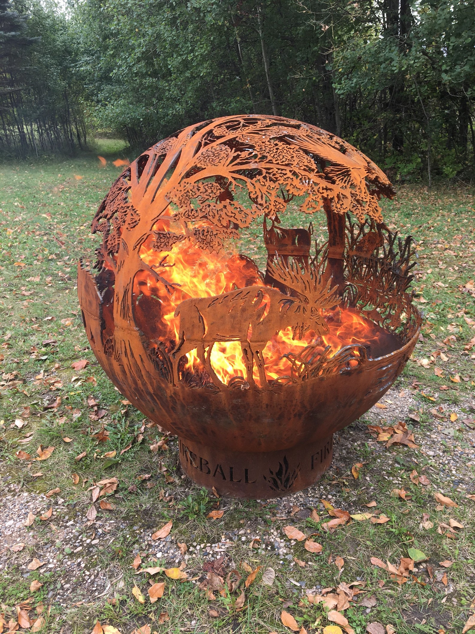 WILD FIREBALL Beau's Woods Fire Pit Fireball Firepits Etsy