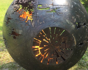 DEATH STAR FIREBALL Fire Pit - May the s’mores be with you.