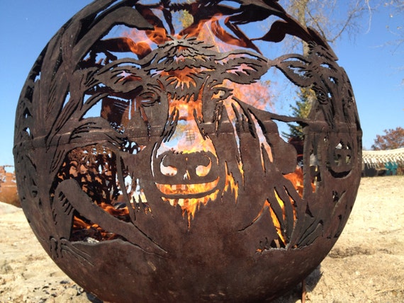Farm Fireball Fire Pit Fireball Firepits Are Individually Etsy