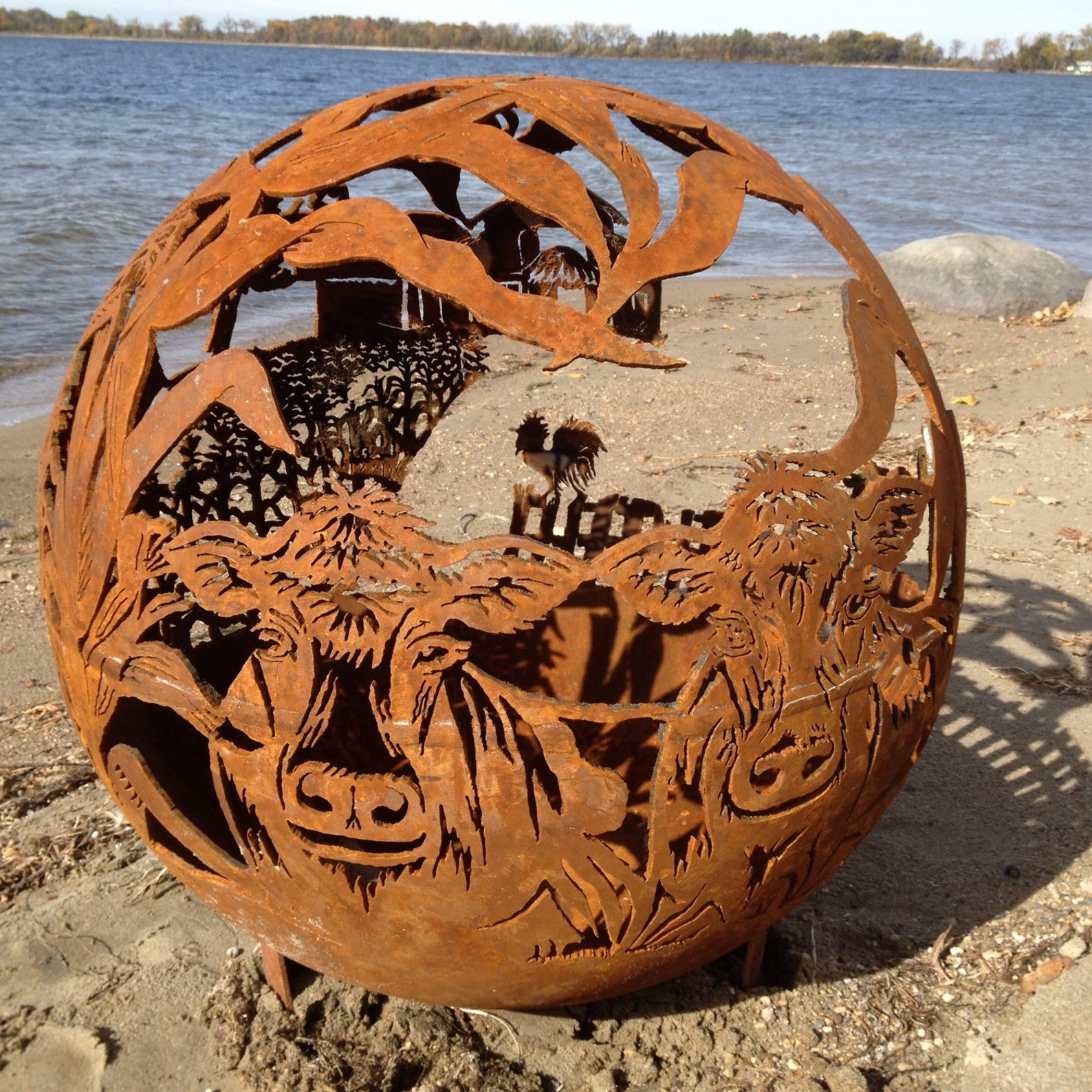 FARM FIREBALL Fire Pit Fireball Firepits Are Individually Handcrafted