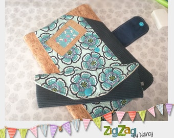 Writing set: A5 notebook + elastic pencil case, travel notebook, diary, logbook, diary cover, sketchbook