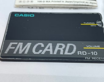 Casio FM  Card Radio RD-10 New old stock