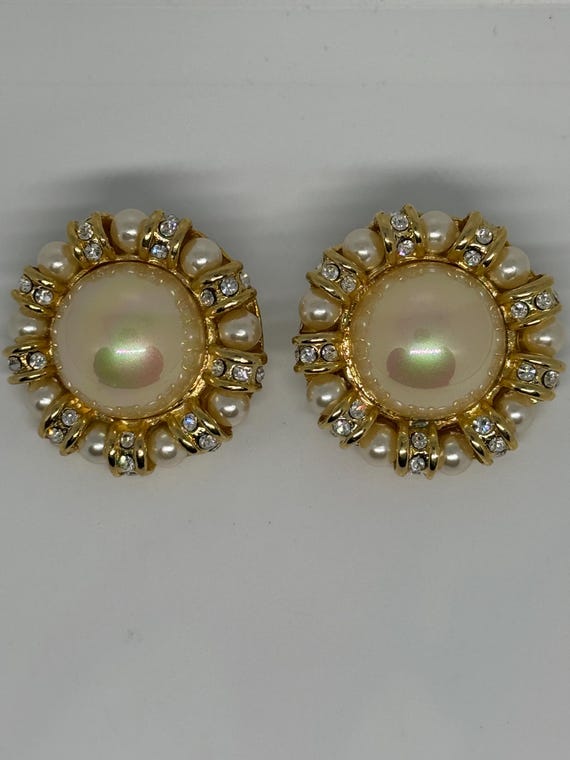 Paire De Boucles D'oreilles Clips Vintage - Plaqué Or - Old Stock - Neuf Avec étiquettes