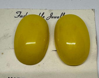 Vintage 1960's Clip on earrings New old stock Never been worn