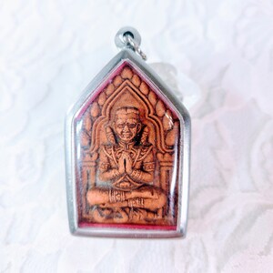Mystical Blessed Thai Buddha Amulet Talisman for Health ~ Kuman Thong MONEY MAGNET ~ Ancient Terracotta Buddha Buddhist ~ WEIRD Must Read
