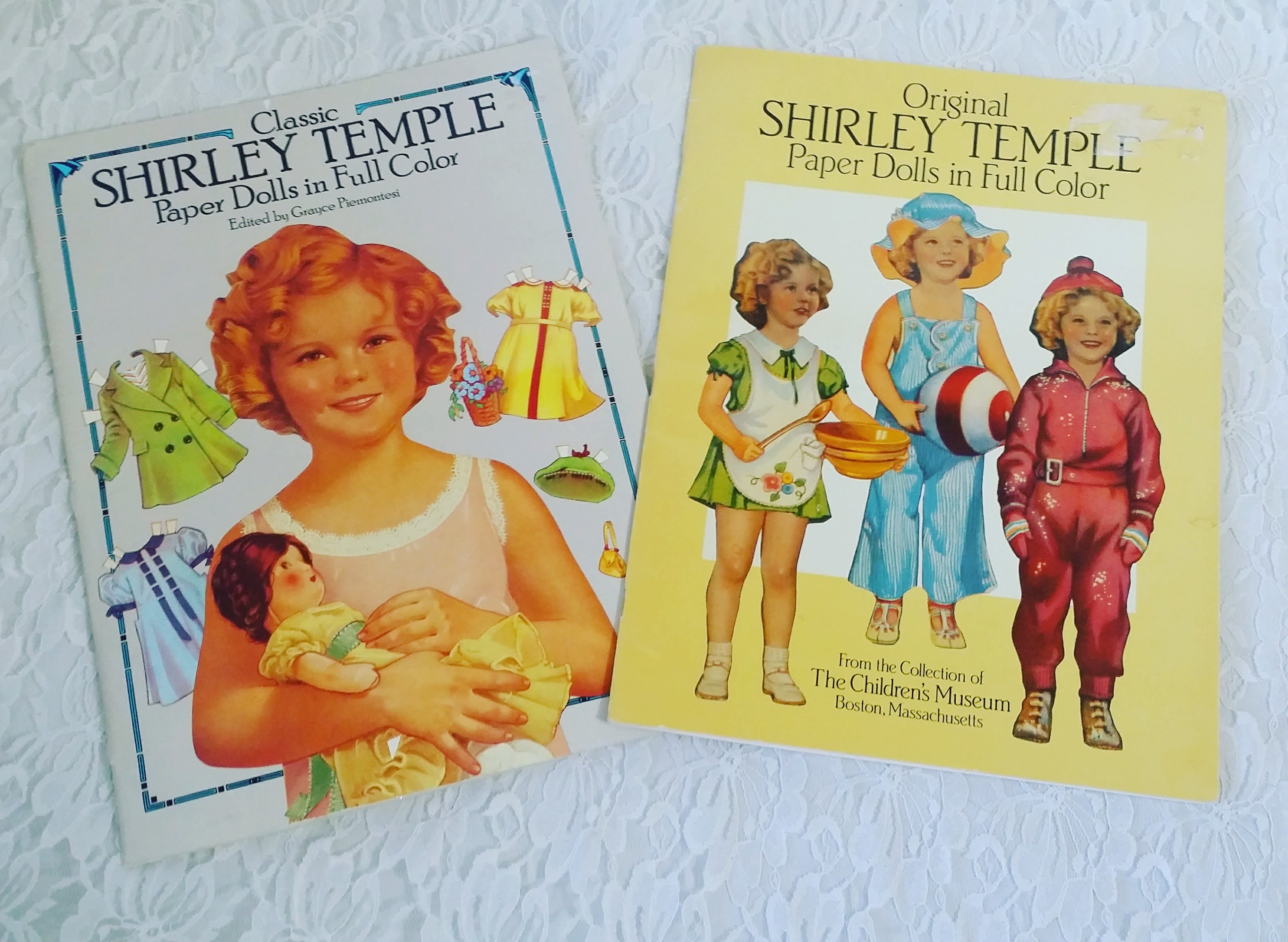 shirley temple paper dolls in full color