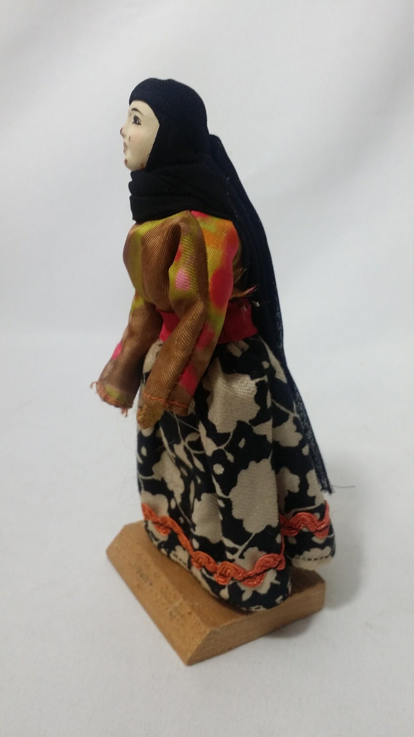 Lebanon Antique 1940s Handmade Woman Lebanese Costumes Folk Dress