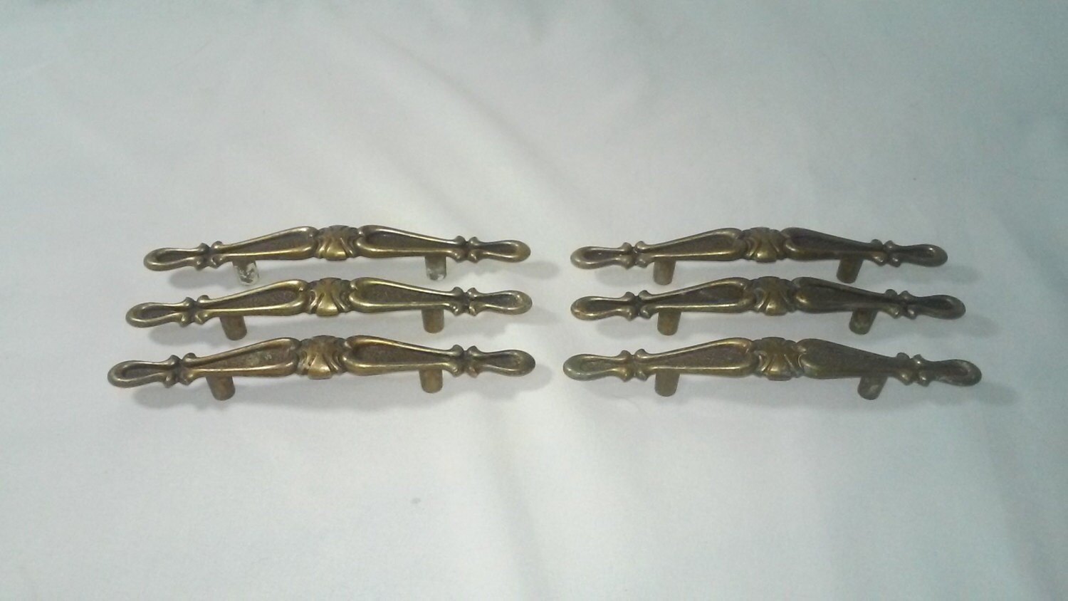 Clearance Lot Of Salvage Chic Ornate Brass Color Metal Drawer