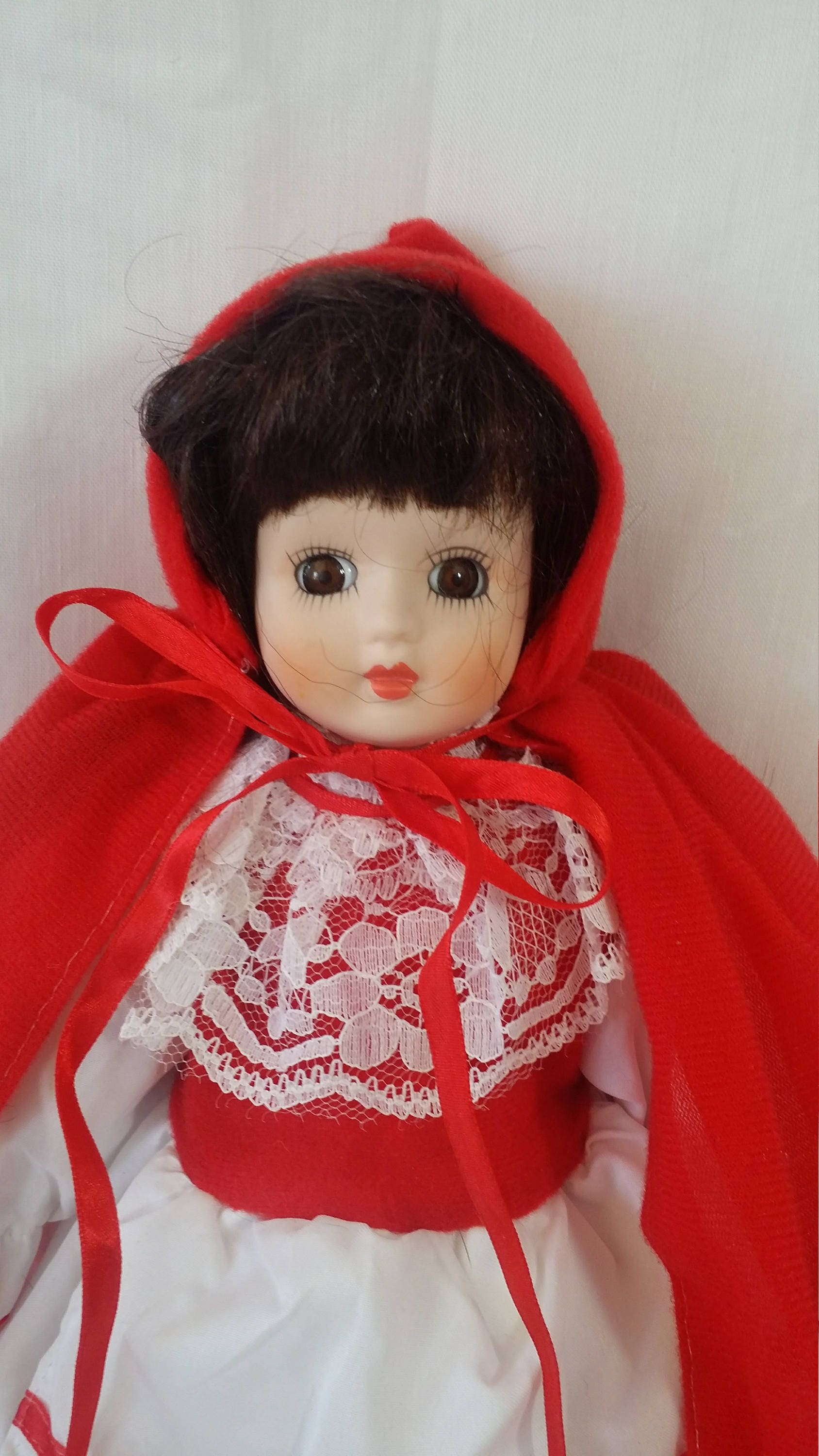 little red riding hood porcelain doll
