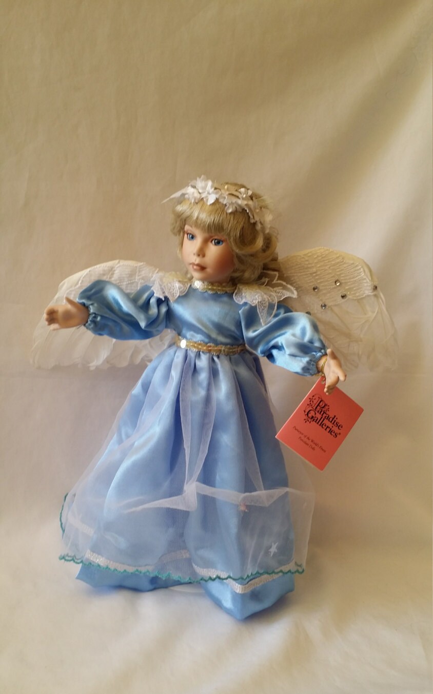 porcelain dolls with angel wings