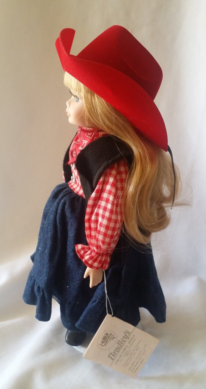 Calamity Jane Vintage Western Cowgirl Doll Bradley Collectible