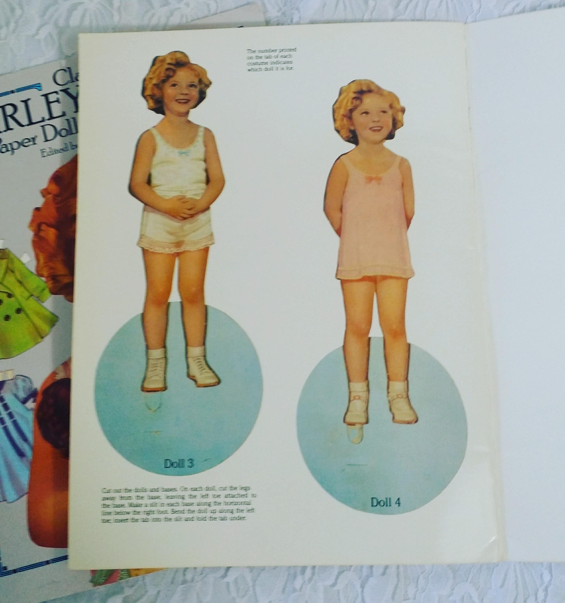 shirley temple paper dolls in full color