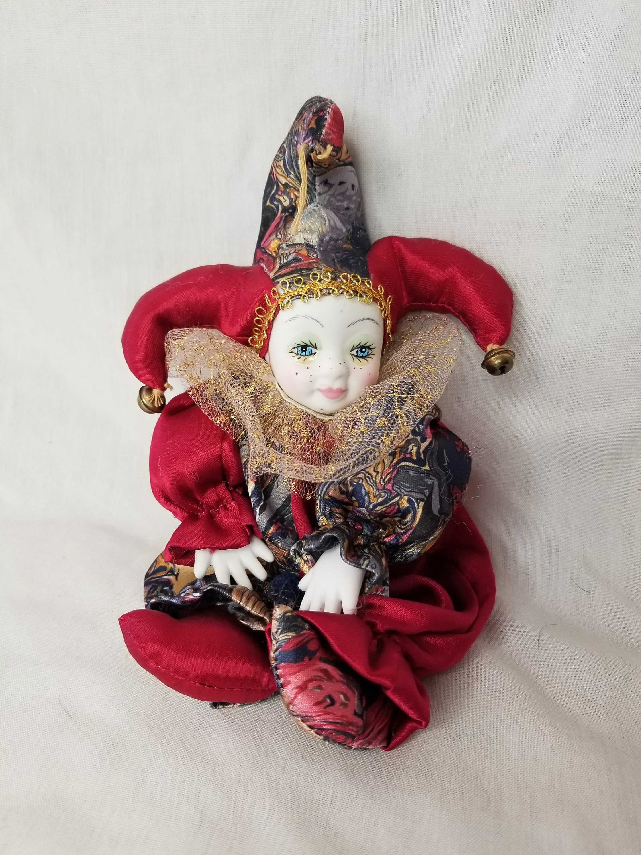 jester clown doll