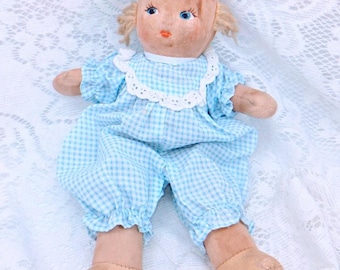 Early Haunted Doll ~ 12" Cloth 1950s Vessel ~ Paranormal ~ Spooky  ~ Not My Fave ~ Scary ~ No Newbies PLEASE READ the whole thing