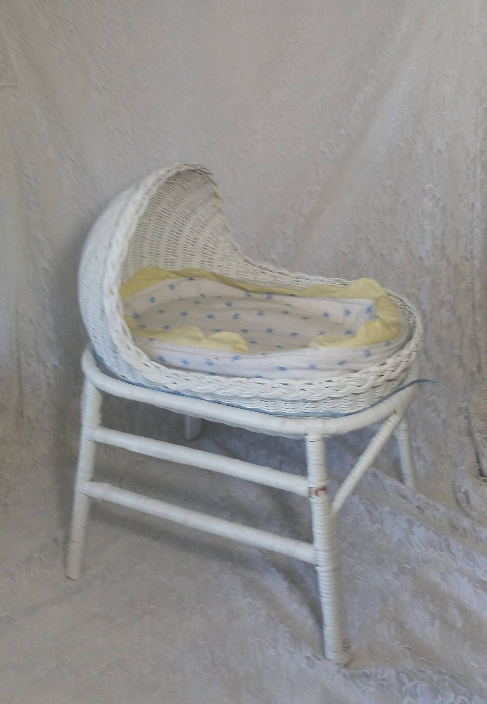 baby doll wicker bassinet