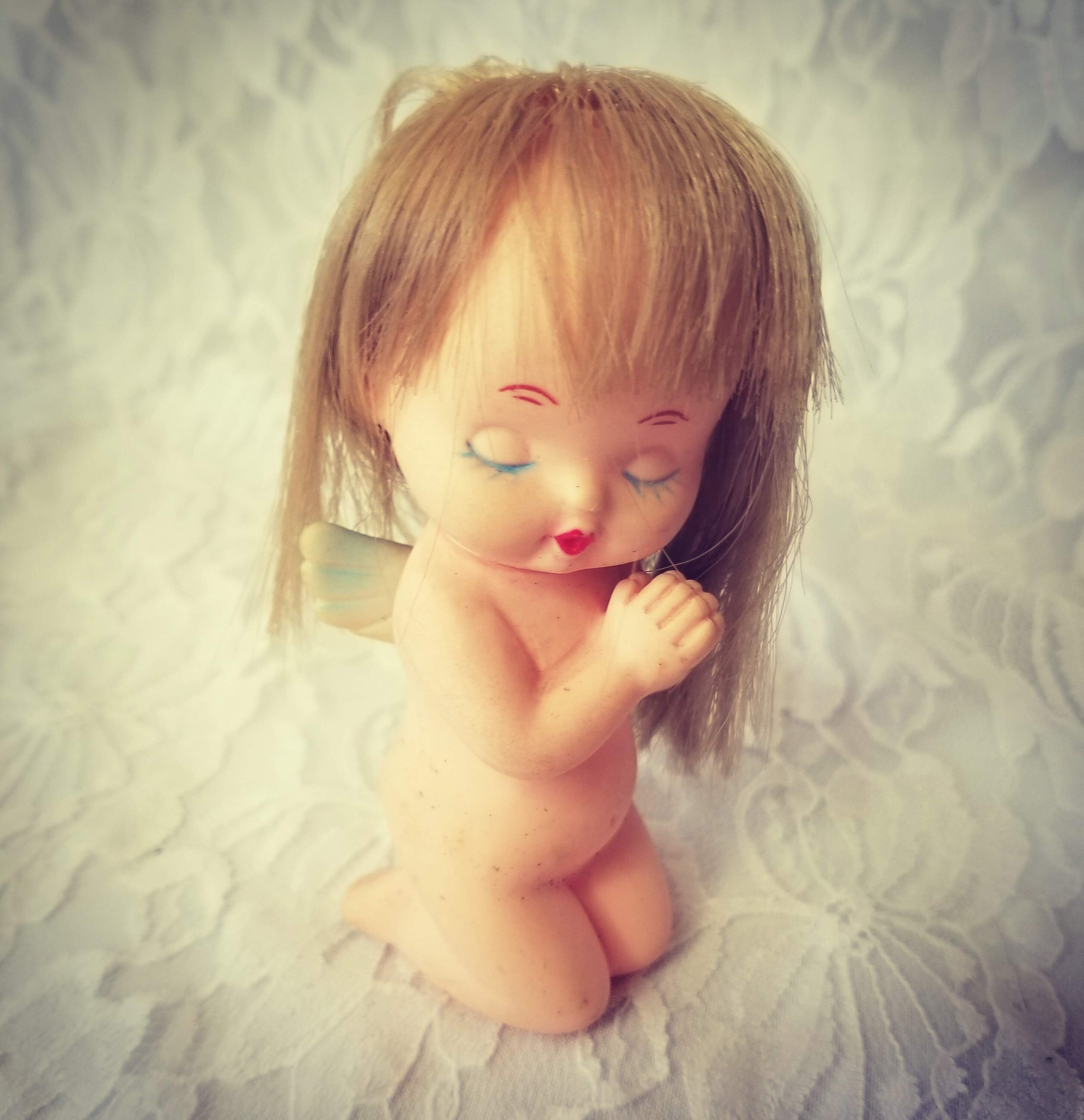 praying angel doll