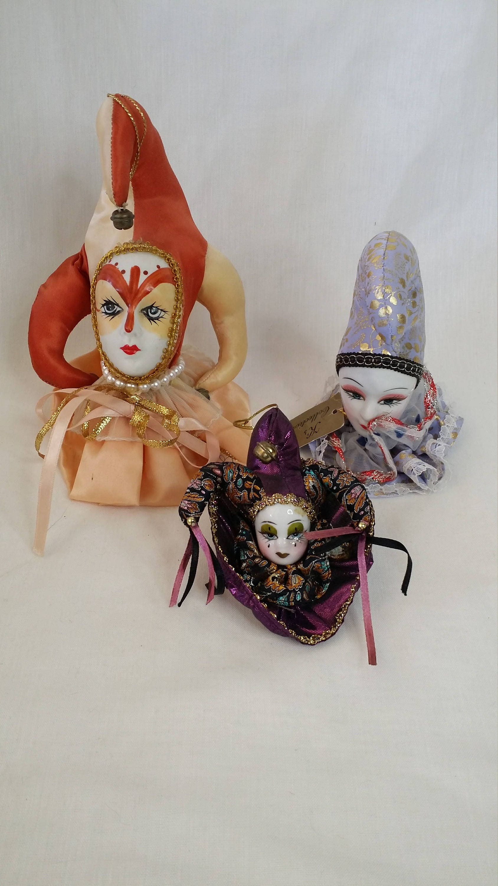 clown doll heads
