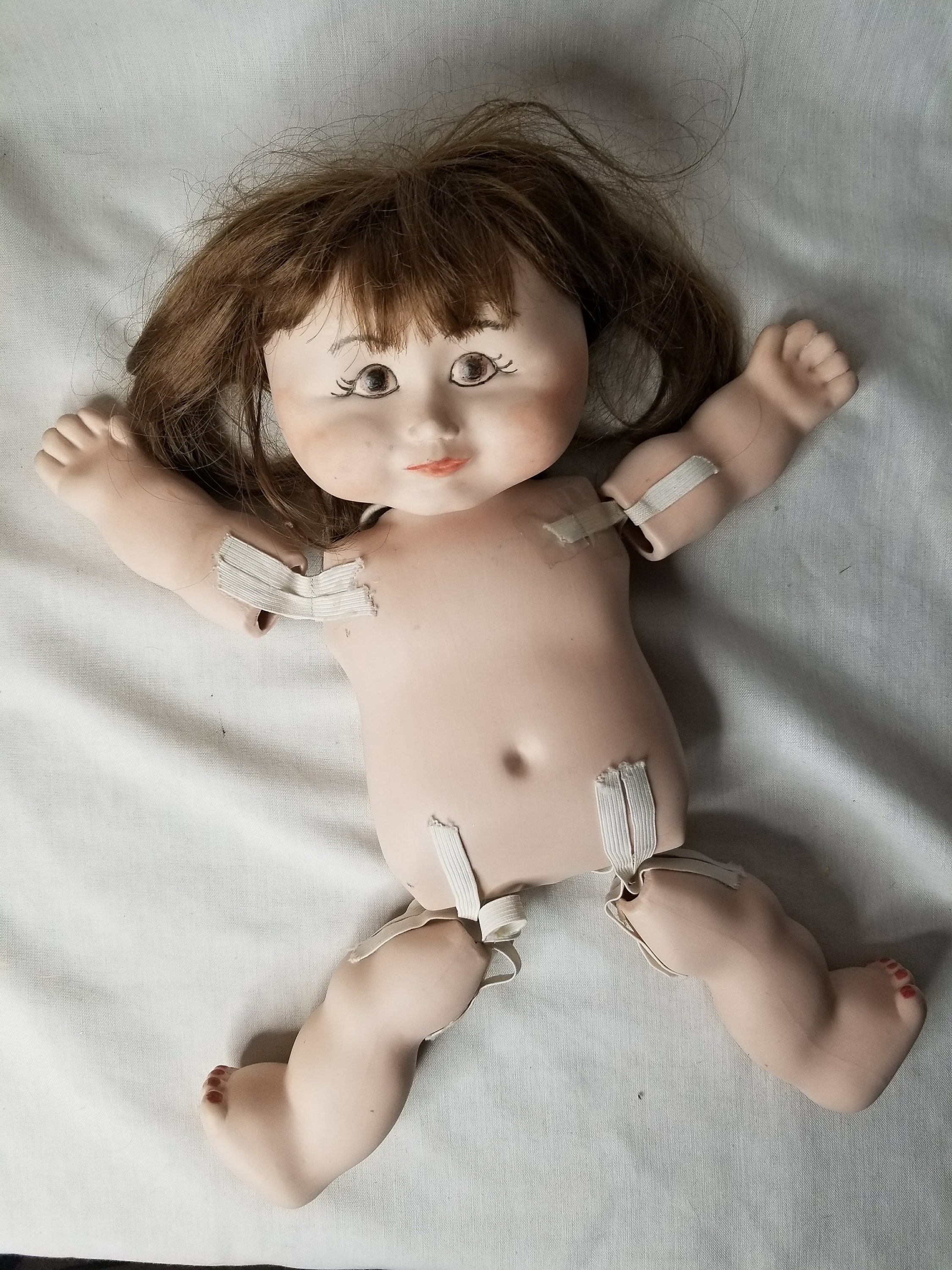 ceramic cabbage patch doll