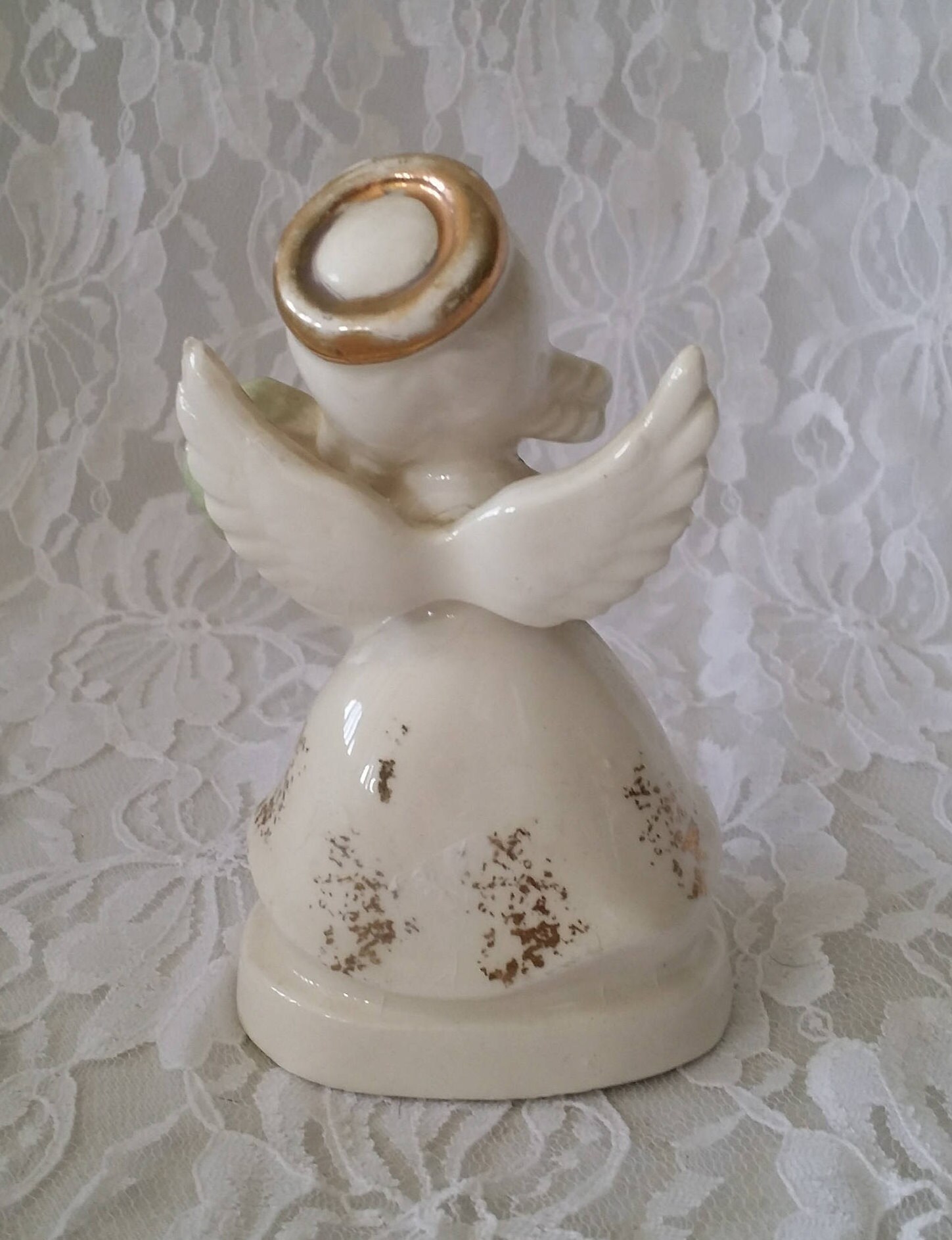 Vintage Relco Japan Porcelain Angel Figurine March Angel 1950s