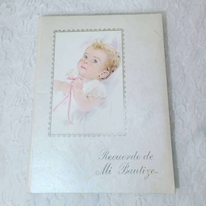 Rare 1950s Spanish Baby Book: Mid Century Kitsch Collectible