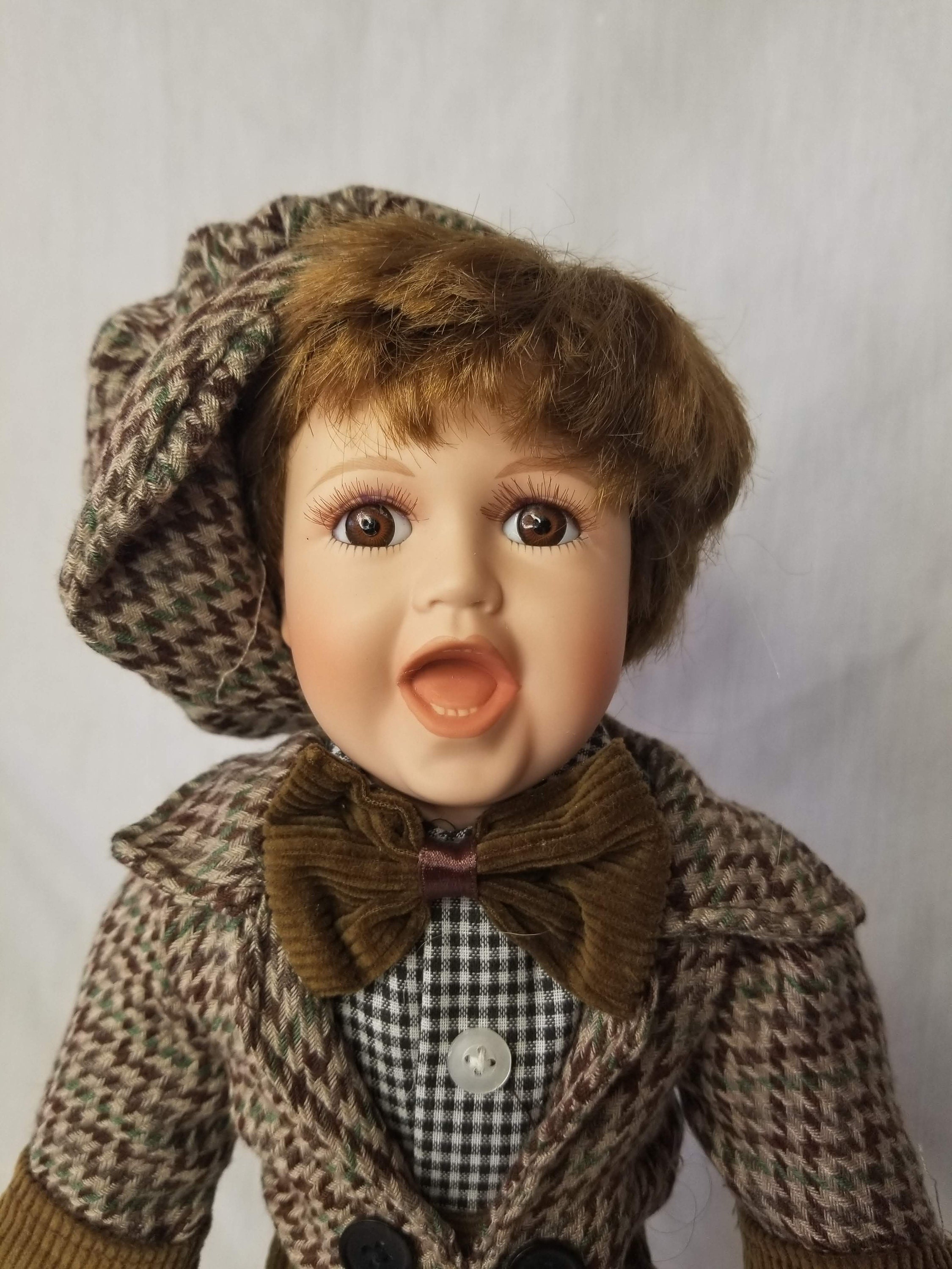 Reserved Sophia 9/3 Noah Haunted Doll Porcelain 16 Victorian Boy