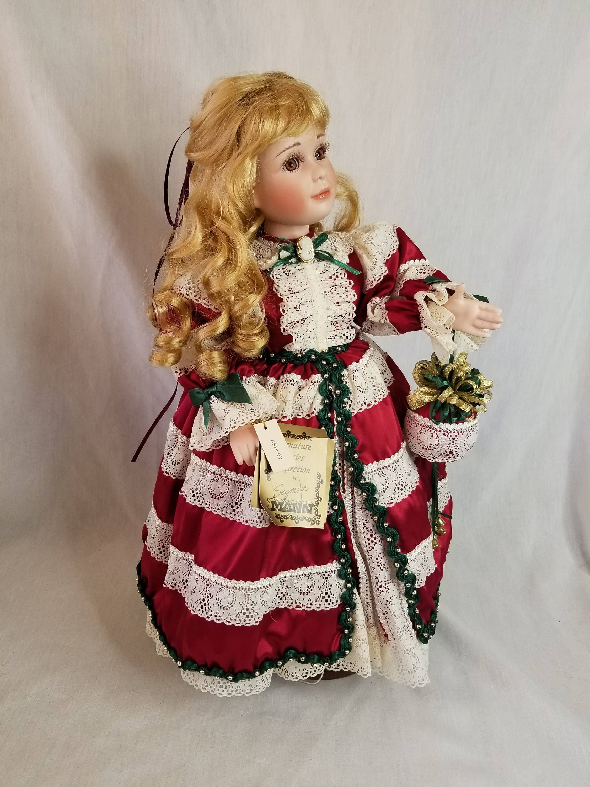 RARE Seymour Mann Victorian French Reproduction 20 Inch Christmas Doll