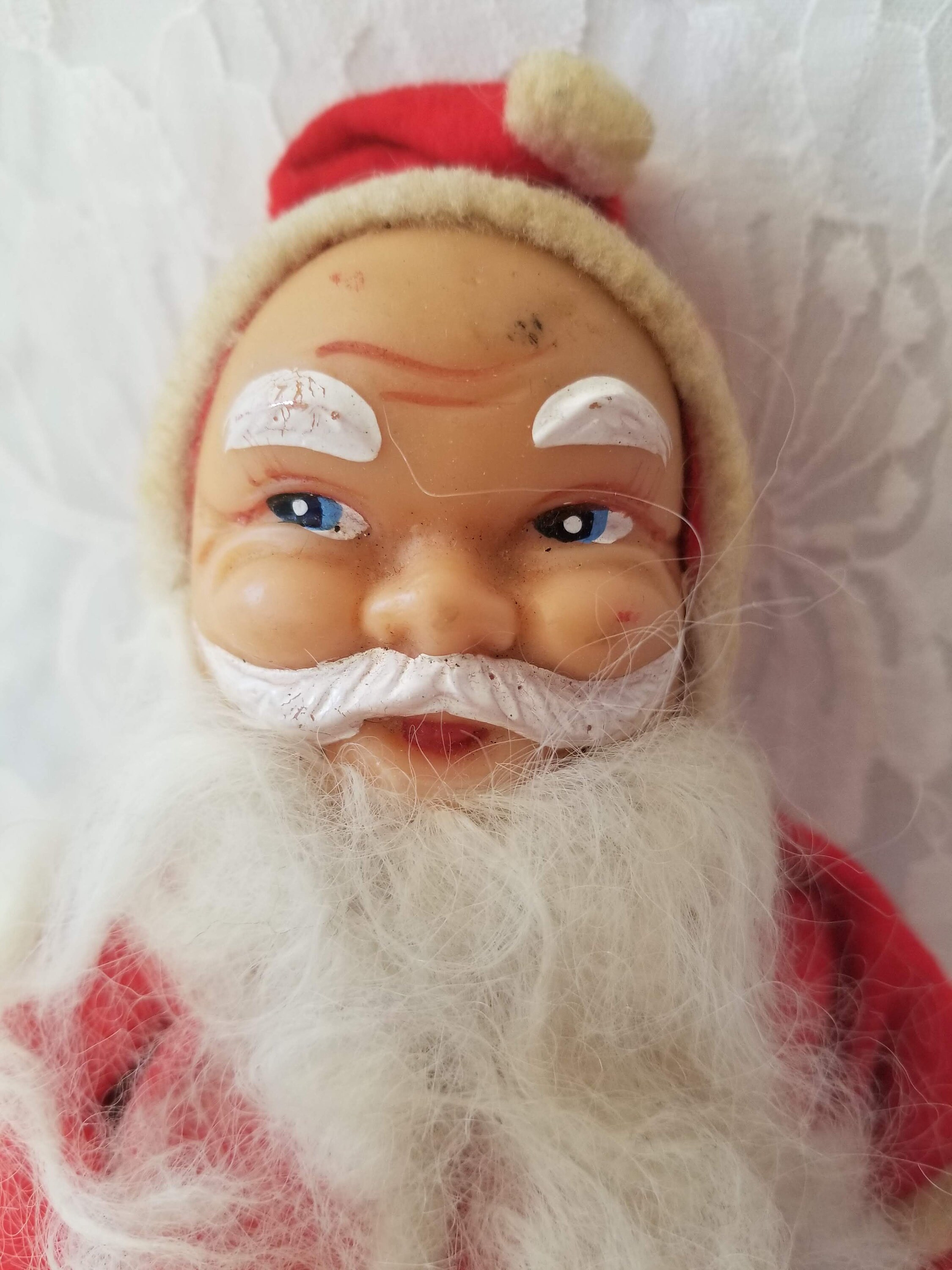 creepy santa doll