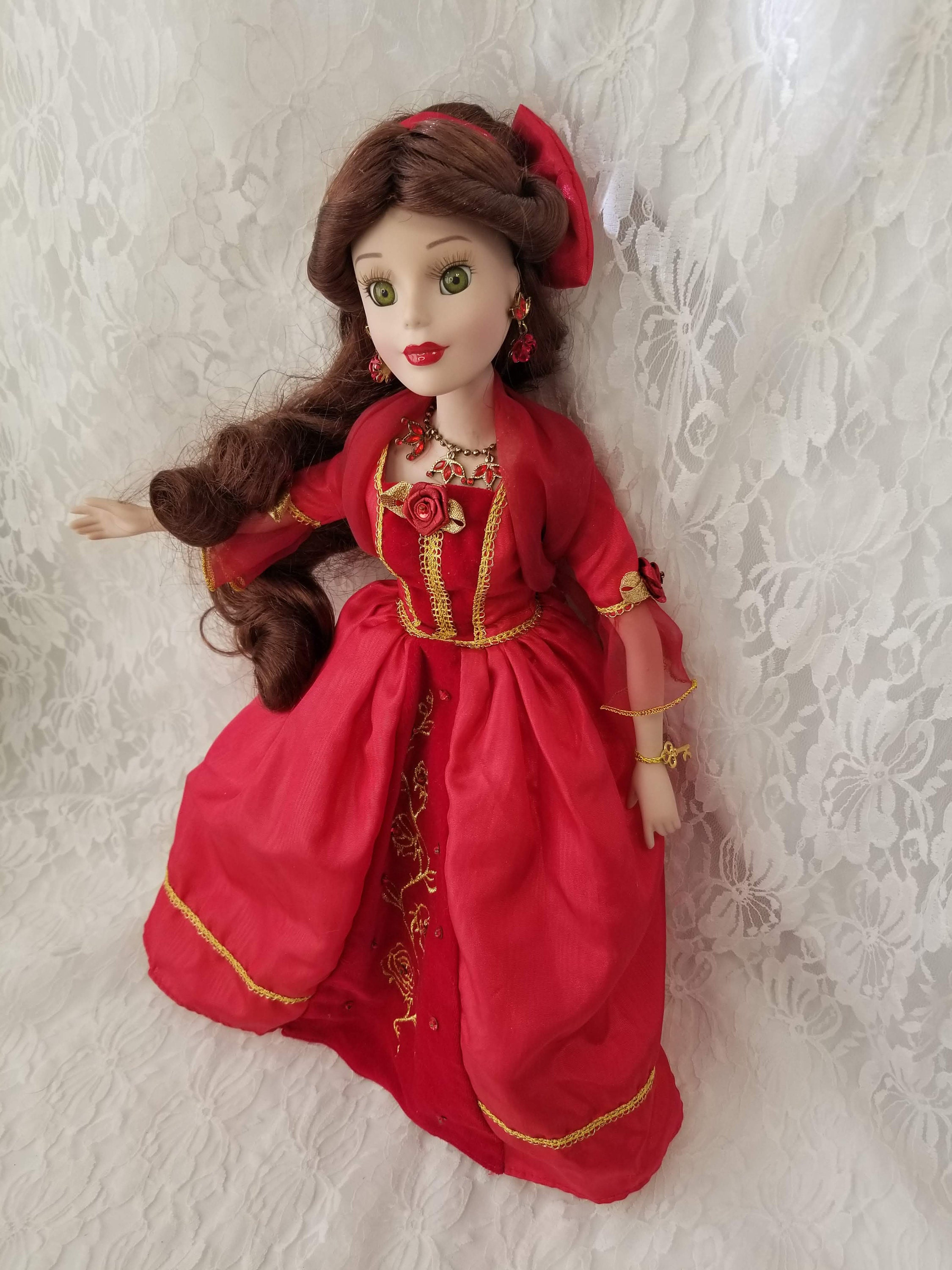 brass key belle porcelain doll