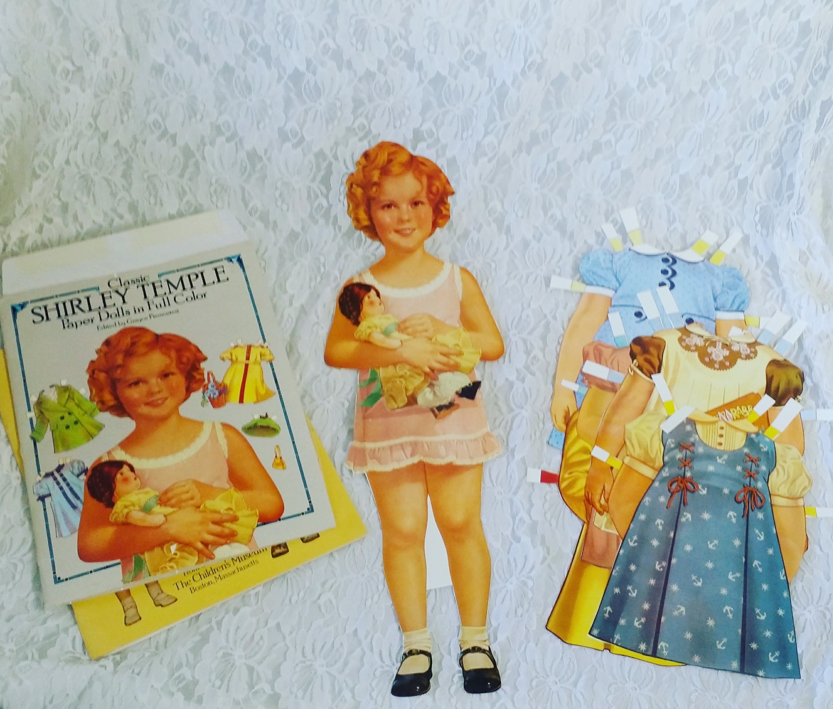 shirley temple paper dolls in full color