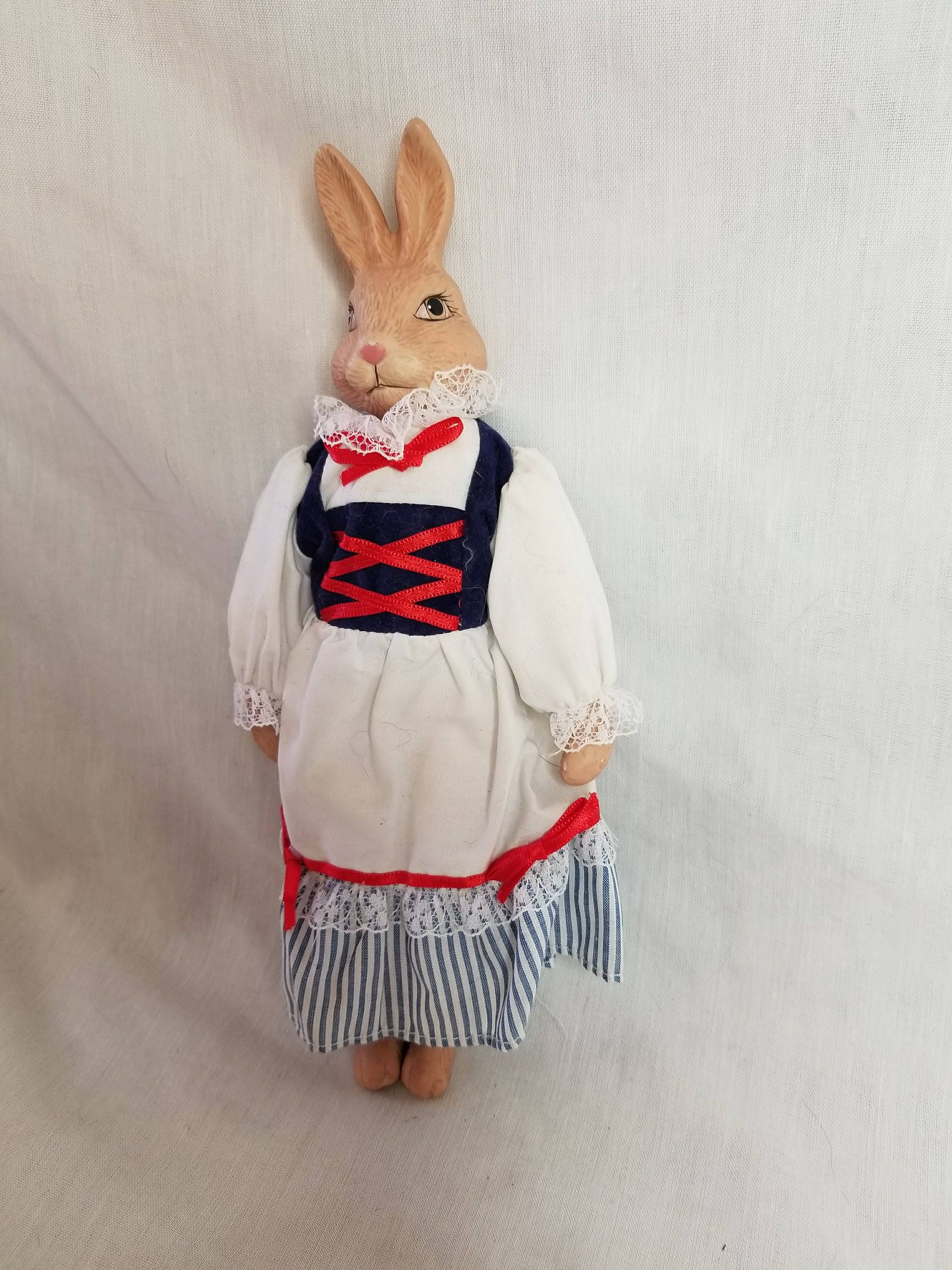 vintage rabbit doll