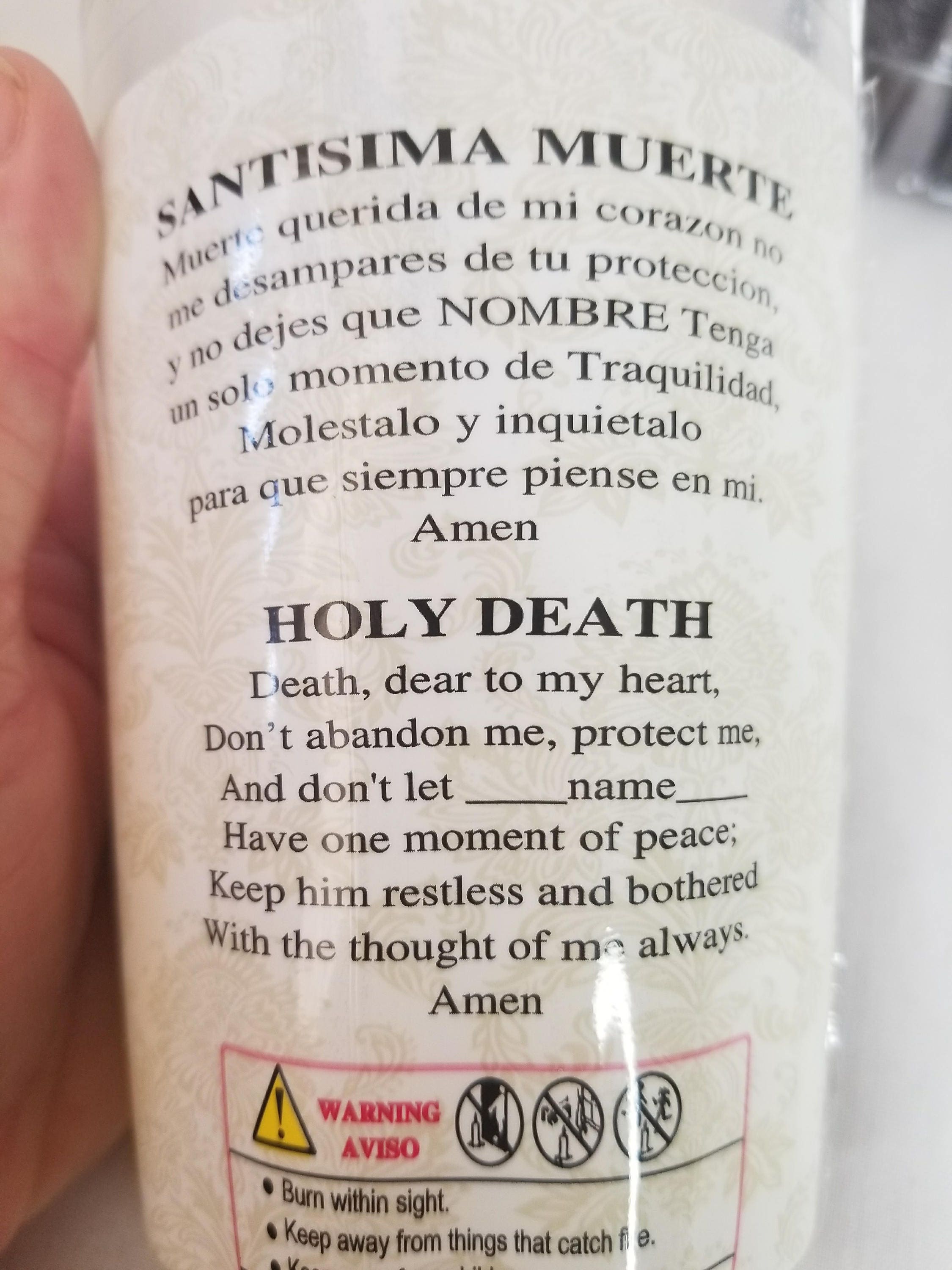 RITUAL PRODUCTS BOX SANTISIMA MUERTE HOLY DEATH SANTA MUERTE