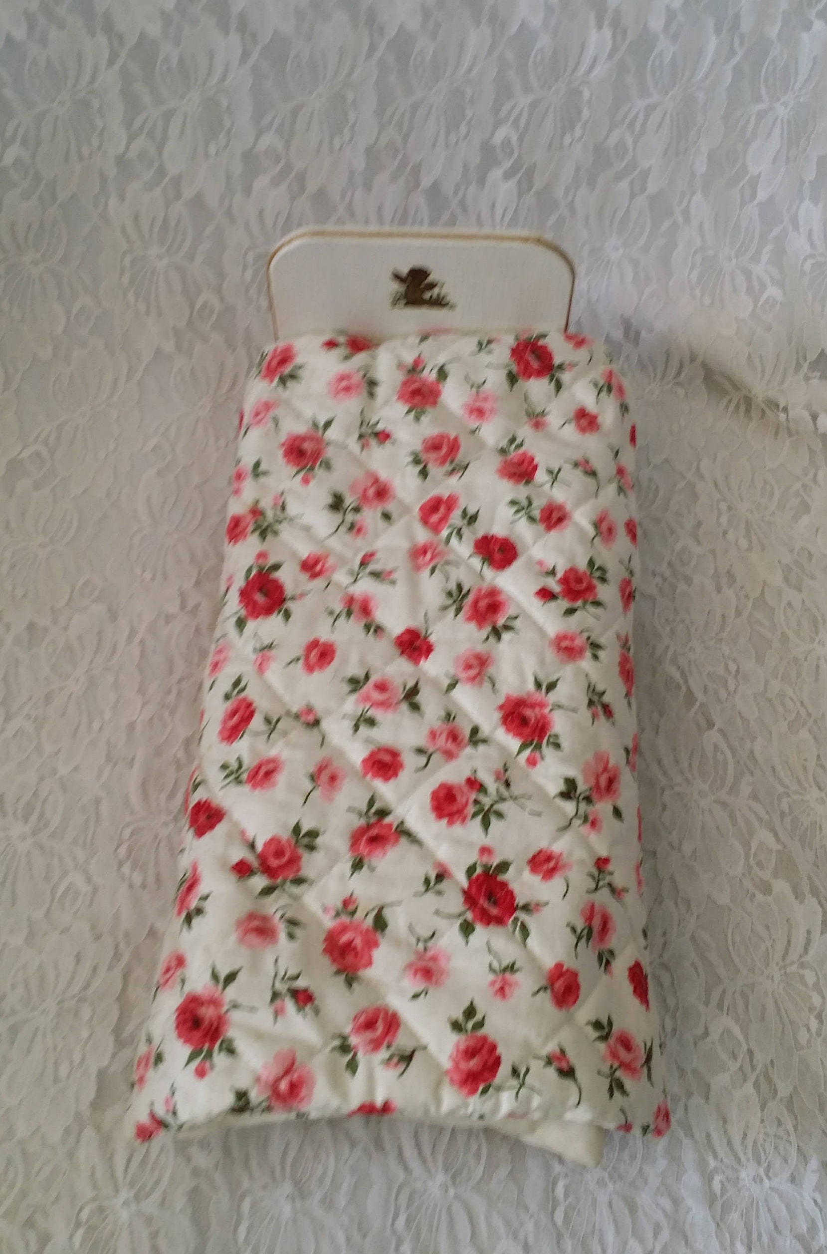 Handmade 1970s Doll Bed with Mattress and Blanket ~ Fits ...